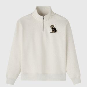 NWT OVO Signature Quarter Zip Mockneck, Small